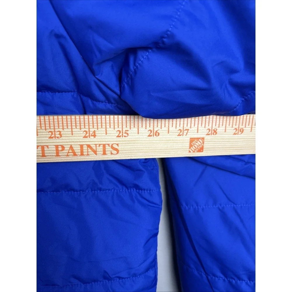 The North Face Men's Jacket Coat Poly Fill Warm Puffer Soft Shell Blue Size 2XL